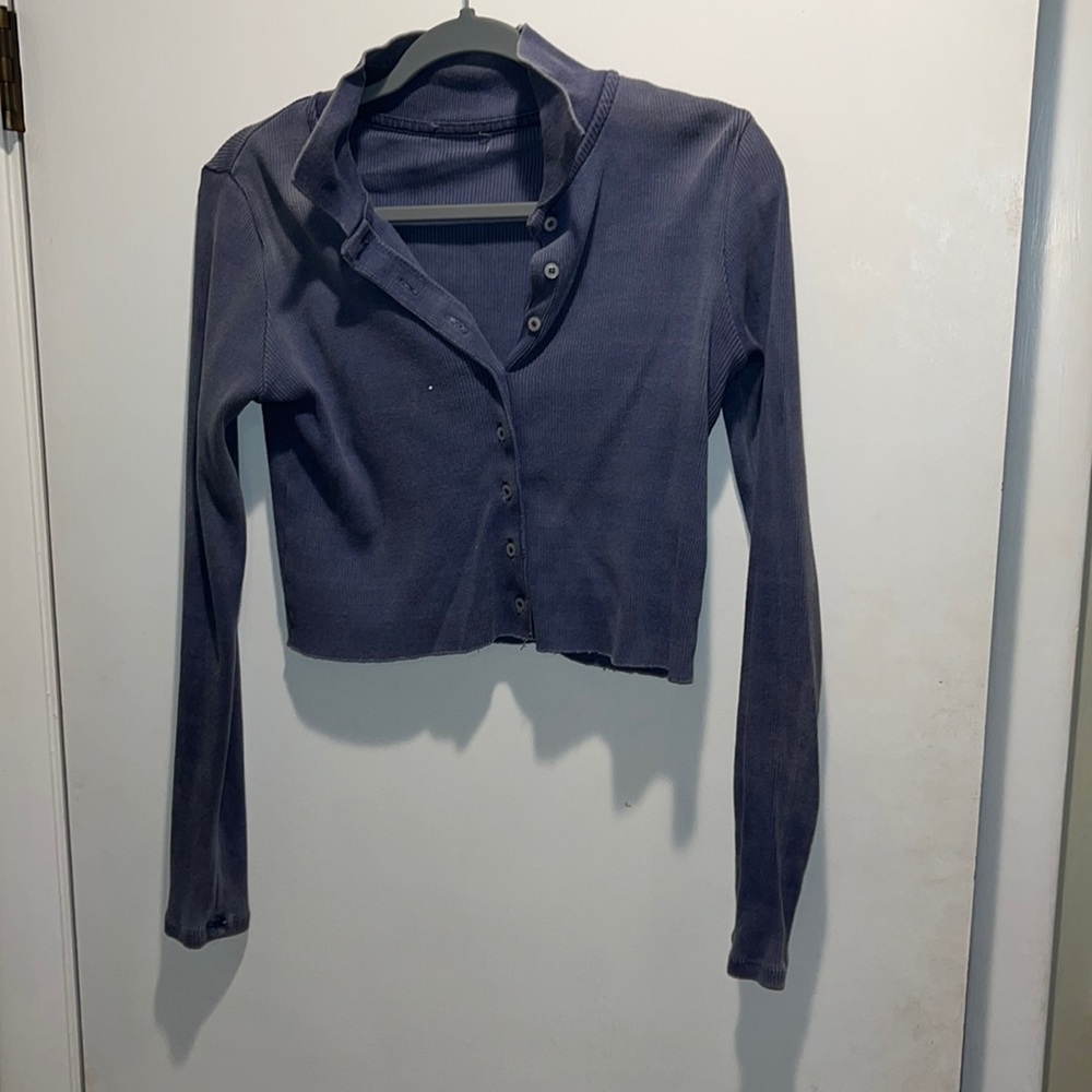 John Galt Blue Button Up